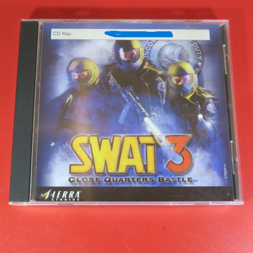SWAT 3: Close Quarters Battle-PC CD ROM-Sierra